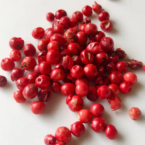 GARNISH: Pink Peppercorn Tin