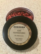 GARNISH: Pink Peppercorn Tin